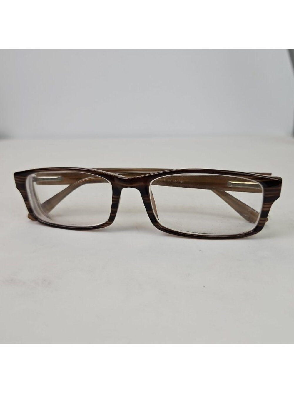 AURA AUM-16-59 Unisex Plastic Reading Eyeglasses Frame Brown 52-19-140
